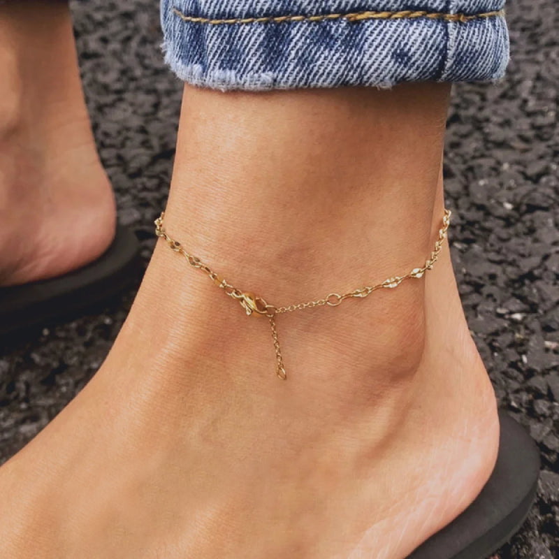 FISH LIPS CHAIN ANKLET