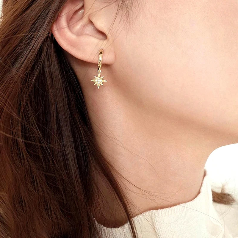 DREAMY MOON AND STAR EARRINGS