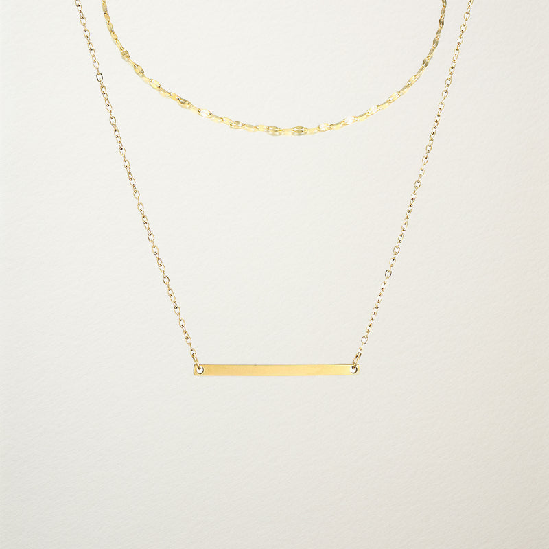 TIMELESS 2 LAYERED NECKLACE