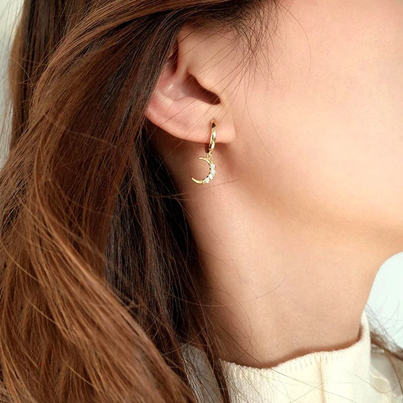 DREAMY MOON AND STAR EARRINGS